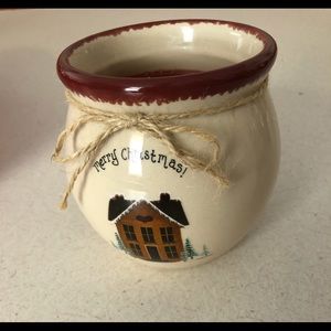 Christmas Candle - Cranberry Color. NWOT